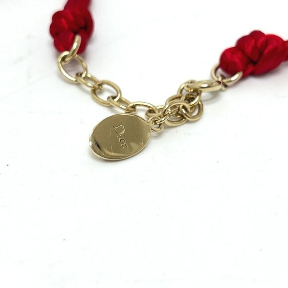 Dior Rabbit motif Necklace Choker Metal Gold - Picture 3 of 8